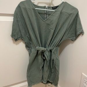 green romper only worn twice